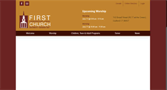 Desktop Screenshot of firstchurchguilford.org