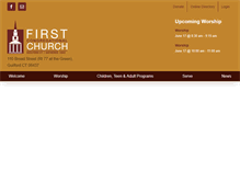 Tablet Screenshot of firstchurchguilford.org